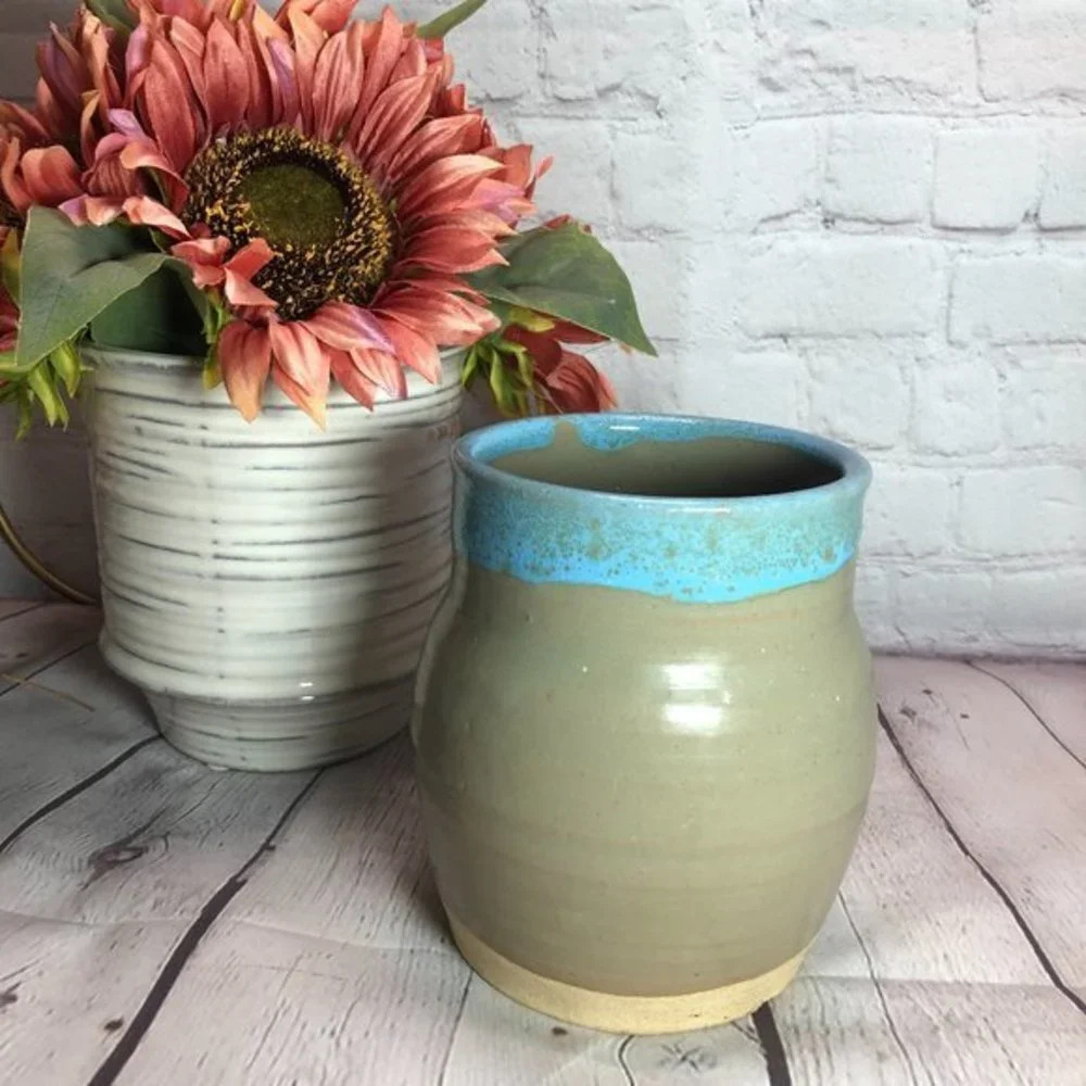 vintage Iron Star Potters vase